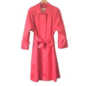 London Fog Towne single breasted trench coat size 10P